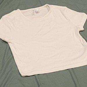 ribbed short sleeve shirt